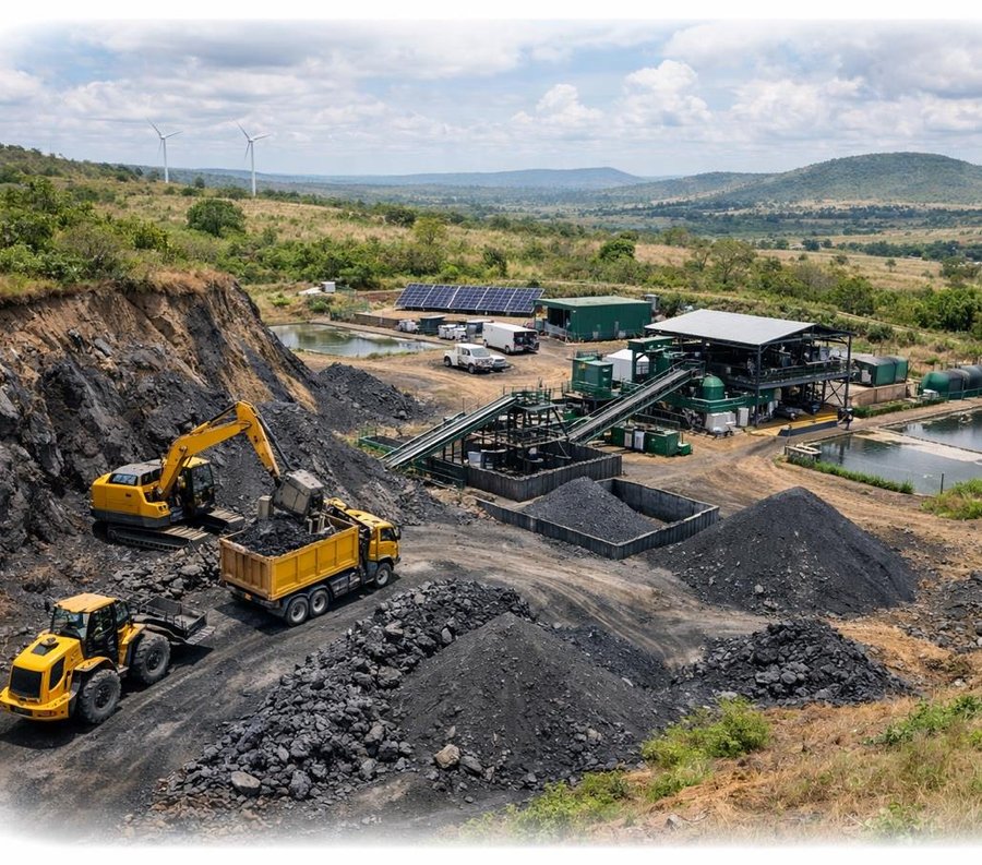 Opera&ccedil;&atilde;o de minera&ccedil;&atilde;o de grafita no Brasil